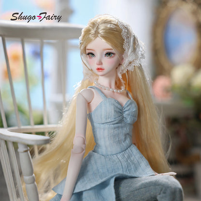 Sano C Bjd Doll 1/4 Bariy French Vintage Maiden Anime  Flared Jeans Original Joint Toys Fullset ShugaFairy