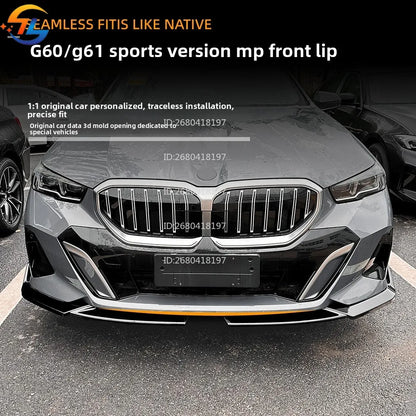 For BMW 5 Series Bmw I5 G60 G61 2024+ Mp Front Lip Front Shovel Spoiler Modification Accessories