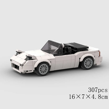 MOC Speed Car Miata MX-5 NA M3 Super Race Sport Vehicle Model Building Block Technical Racing Brick Toy Christmas Gift City