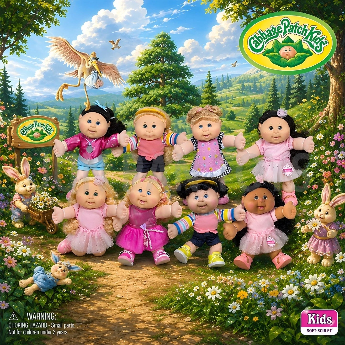 Original Cabbage Patch Kids 14 in Soft Body Baby Doll Scent Sparkle Princess Gymnast Baker Collectible Girls Toys Birthday Gifts