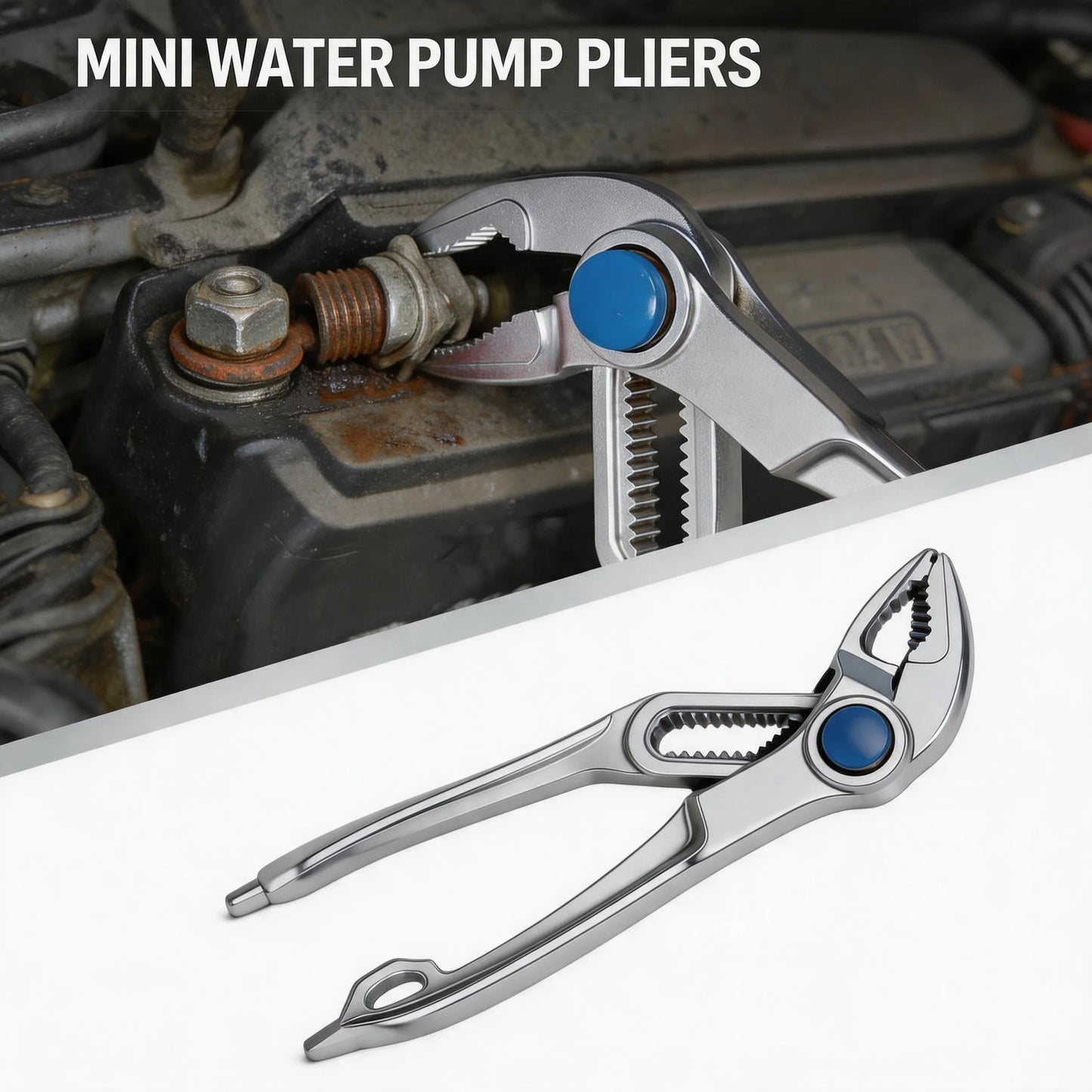 Universal Pipe Plier Wrench Mini Portable Multi-functional Water Pipe Clamp Adjustable Tool For Narrow Space Plumbing & Repairs