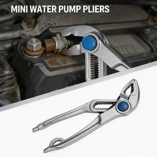 Universal Pipe Plier Wrench Mini Portable Multi-functional Water Pipe Clamp Adjustable Tool For Narrow Space Plumbing & Repairs