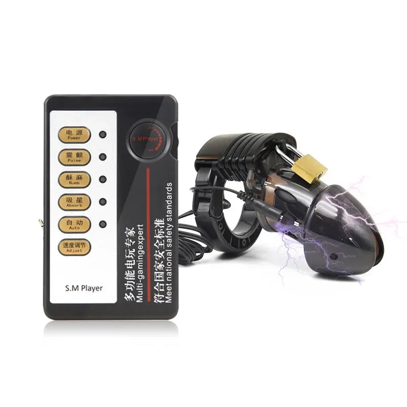 Sex Products Electric Shock Penis Ring Cock Ring Electro Stimulation Medical Therapy Massager Bdsm E-Stim Sex Toys For Men