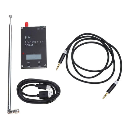 Auto 2000M FM Transmitter LED Digital Display Audio Stereo FM Transmitter USB TYPE-C CAR Radio Broadcast Campus Radio Station