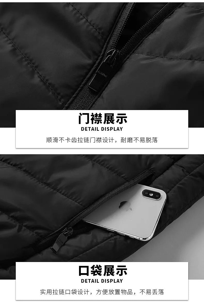 Extra Extra Large11 Area Heating Vest Winter Women Climbing Heating Coats Outdoor Trekking Heating Apparel （Not Power Bank）