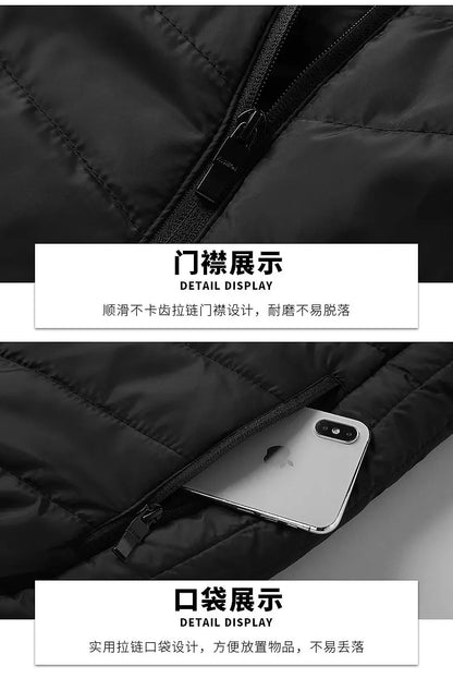 Extra Extra Large11 Area Heating Vest Winter Women Climbing Heating Coats Outdoor Trekking Heating Apparel （Not Power Bank）