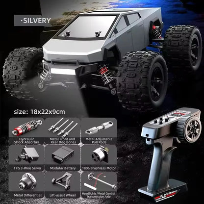 JHD For 2025 New Orignal JJRC C8811 Brushless Motor 4×4 Powerful Power  2.4g Frequency High Speed  C8811 Off-Road Model