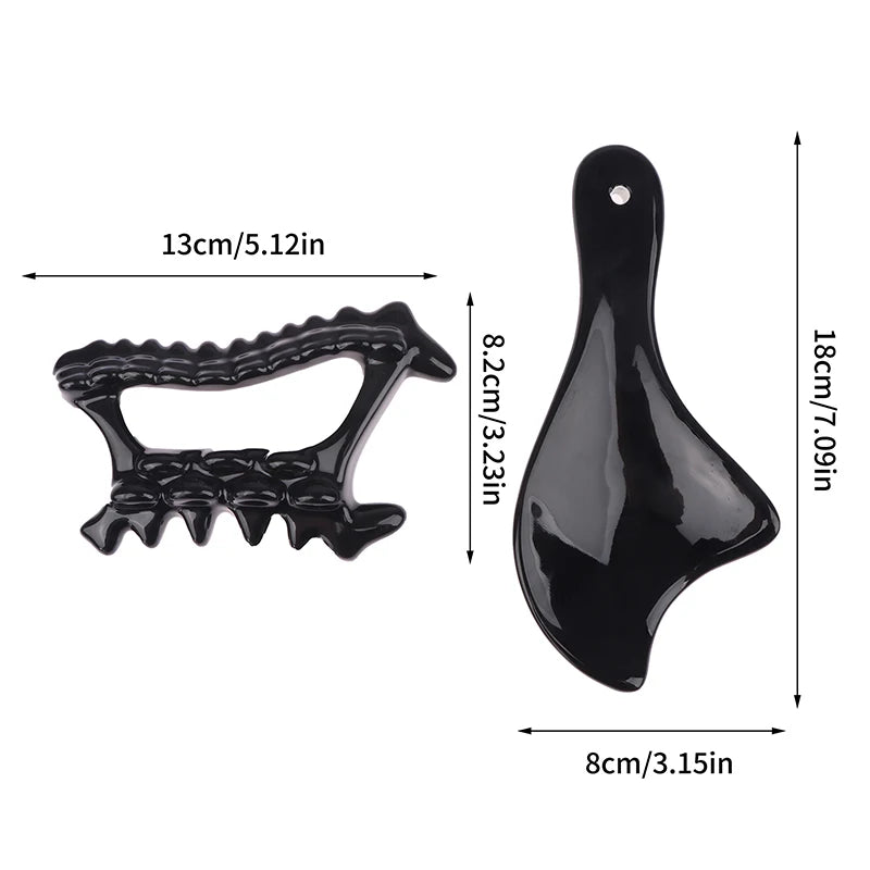 1pcs New Gua Sha Tool Face Massagers Ceramic Gua Sha Scraper Board For Face Lift Slimmer Skin Tightening Facial SPA Massage Tool