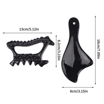 1pcs New Gua Sha Tool Face Massagers Ceramic Gua Sha Scraper Board For Face Lift Slimmer Skin Tightening Facial SPA Massage Tool