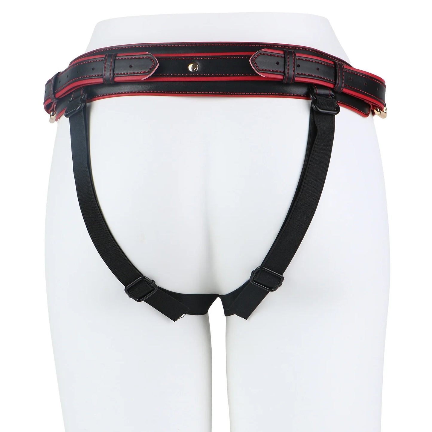 ANOSX Body Harness Belt For Strap On Dildo Restraint Gothic Clothing ﻿Leather Briefs Auxiliary Chastity Belt Sucking Penis Belt