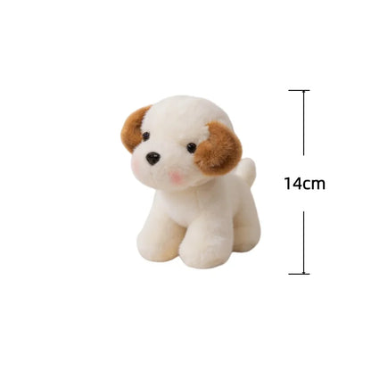 Dog Series Plush Toy Doberman Pinscher Schnauzer Bulldog Labrador Stuffed Doll Desktop Decorative Toys Adorably Birthday Gifts