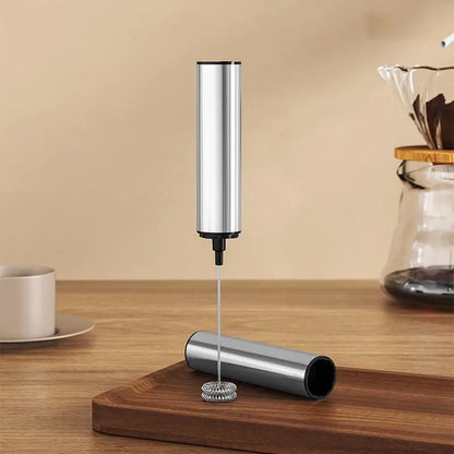 Electric Milk Frother Household 3 Speeds Rechargeable Coffee Blender Covered Storage for Drink Coffee Cooking Tool Kitchen Mixer