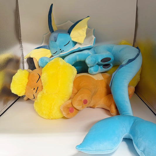 Big Size 50cm Umbreon Plushies Eevee Evoli Sleep Plush Flareon Vaporeon Sylveon Peluche Charizard Piplup Furret Steelix Toy