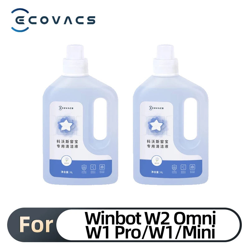 For Ecovas Winbot W2 Omni, W1 Pro, W1, Mini Detergent Sweeper-Antibacterial Cleaner High-Efficiency Cleaning Solution