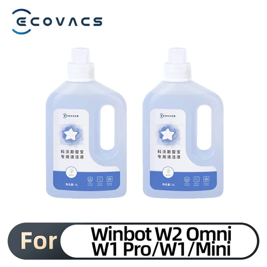 For Ecovas Winbot W2 Omni, W1 Pro, W1, Mini Detergent Sweeper-Antibacterial Cleaner High-Efficiency Cleaning Solution