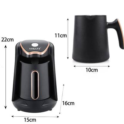 250ML Electric Turkish Greek Coffee Maker Automatic Turkish/Greek Coffee Machine Electric Turkish Coffee Pot for Coffee Tea Milk