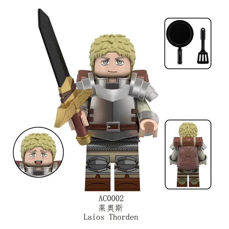 New Movies Witcher Geralt Ciri Anime Figs Bricks Dolls Mini Action Toy Figura Building Blocks Assembling Toys Birthday Gift