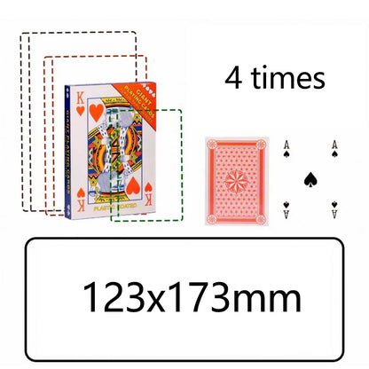 2/4/6/9x Larger 54 Cards Super Jumbo Oversized Playing Cards Birthday Party Favors Adult and Family Board Games Photo Props