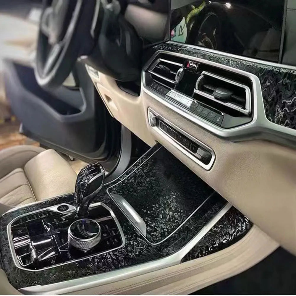 Matte Damascus Vehicle Wrap Car Vinyl Weatherproof Self-Adhesive Vehicle Car Film PET Car Body Interior Metaverse Ghost Stickers