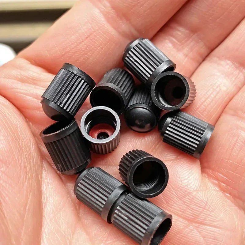 4-1000Pcs Car Tire Valve Caps High Quality Truck Motorcycle MTB Road Bicycle Tyre Rim Valve Stem Plastic Covers Car Accessories