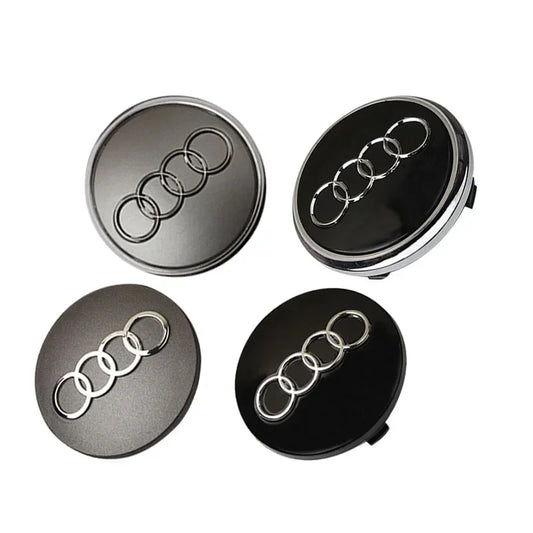 4pcs 60mm 61mm 69mm 68mm 77mm Car Styling Wheel Center Cap Hub Covers Badge 4B0601170 For Audi A3 A4 A5 A6 A7 A8  S6 Accessories