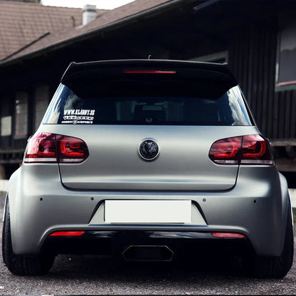 Car Rear Trunk Boot Lip Spoiler Robot Style Rear Roof Spoiler Extension Body Kit Tuning For VW Golf Golf 6 GTI Mk6 GTI GTD R20