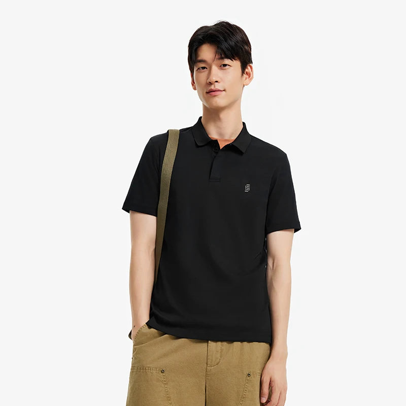 Semir Men Polo Shirt Basic Business Urban Casual Soft Knit Versatile Short Sleeve Top 2026 Comfortable Daily Fashion Wear