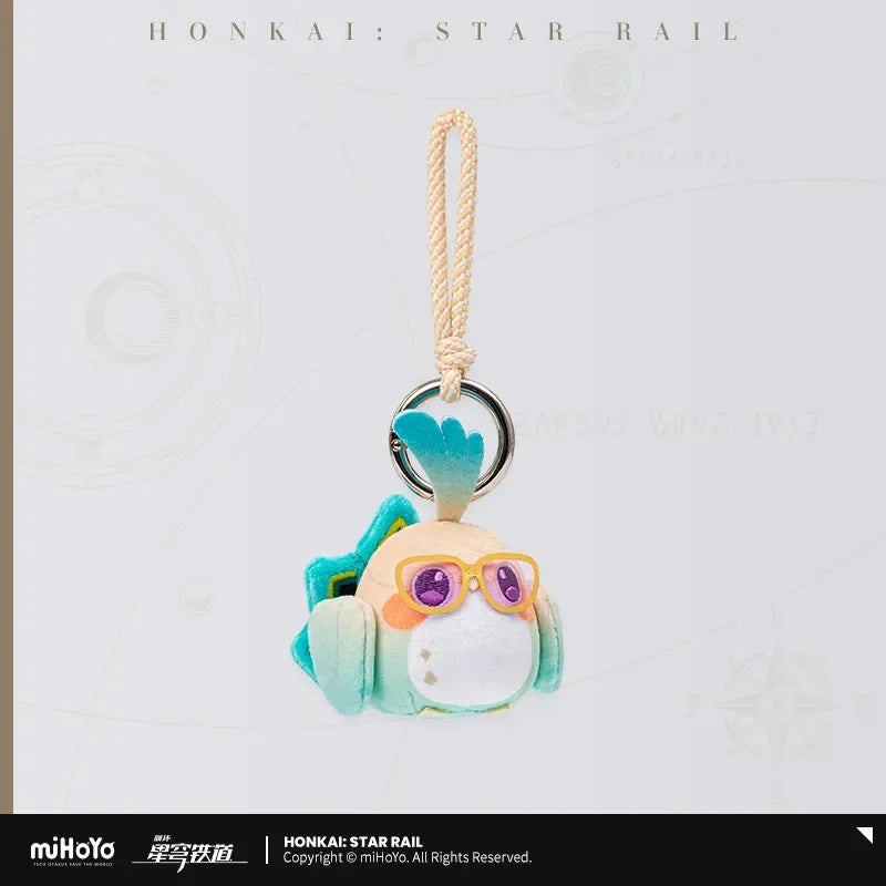 Sunsyea Honkai Star Rail Official Merch miHoYo Original Authentic JMDHKS Series Plush Doll Keychain Aventurine Borin
