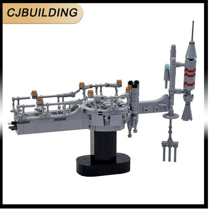 408pcs Ideas MOC Star Movie Scene Cloud City Duel on Bespin Diorama Model Building Block Assembling Brick Toy MOC-144045