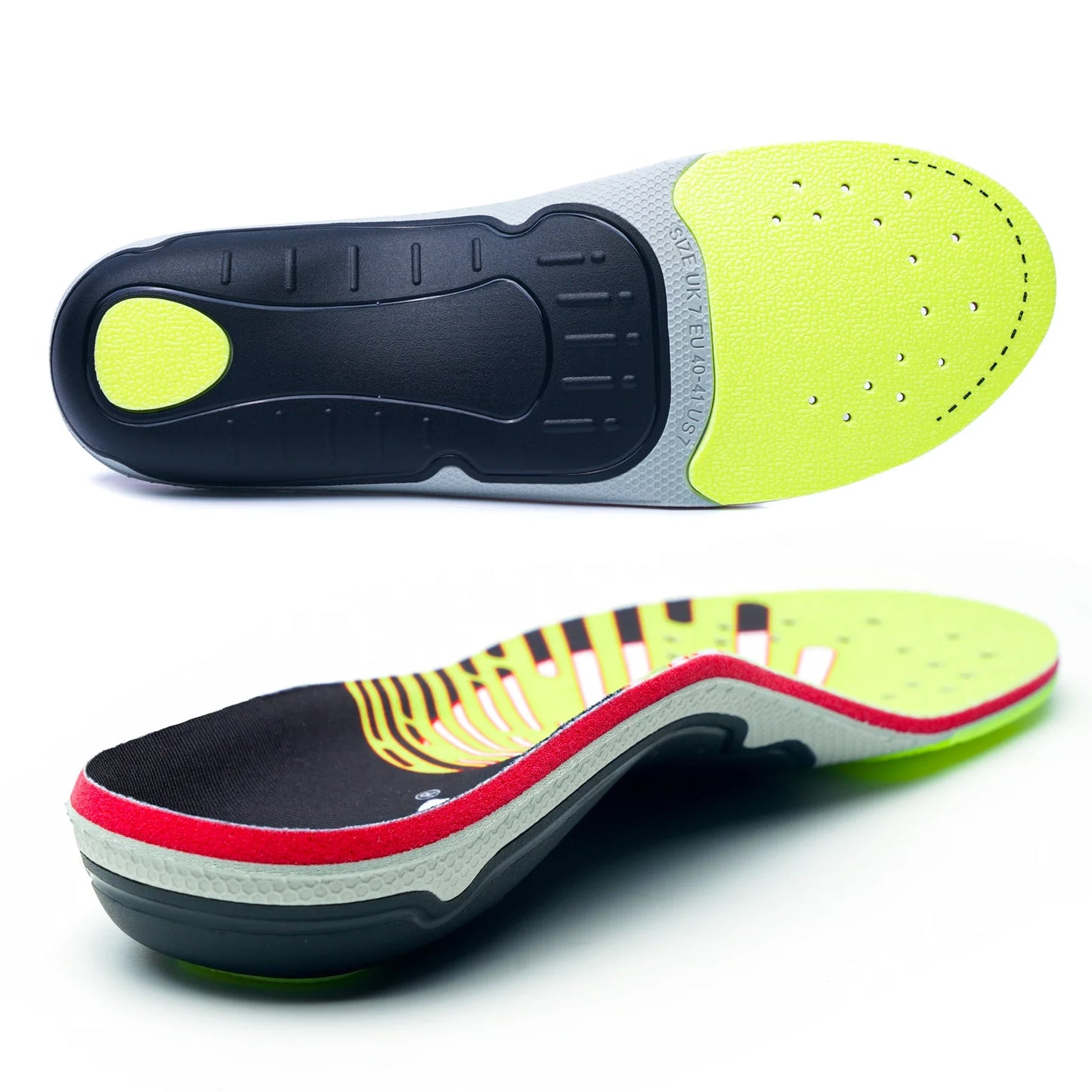 Plantar Fasciitis Orthopedic Insole Pain Relief Flat Foot High Arch Support Men Women Orthotic Insert Sport Shoe Sneaker Sole