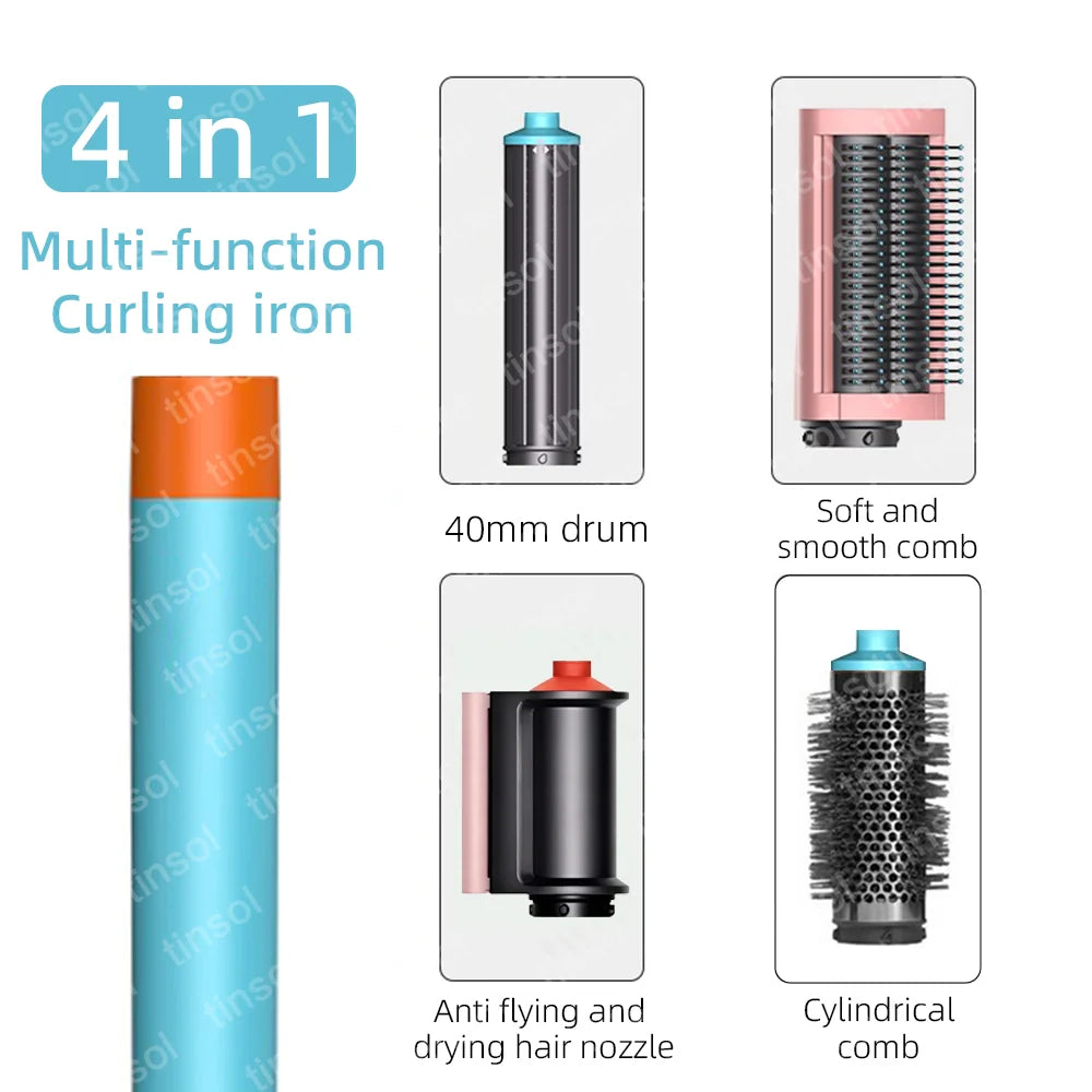 7-in-1 Hair Dryer, 110,000 RPM High-Speed Hair Care Ionic Hair Dryer, Quick Drying, Multi-Function Curling Iron Set