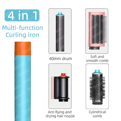 7-in-1 Hair Dryer, 110,000 RPM High-Speed Hair Care Ionic Hair Dryer, Quick Drying, Multi-Function Curling Iron Set