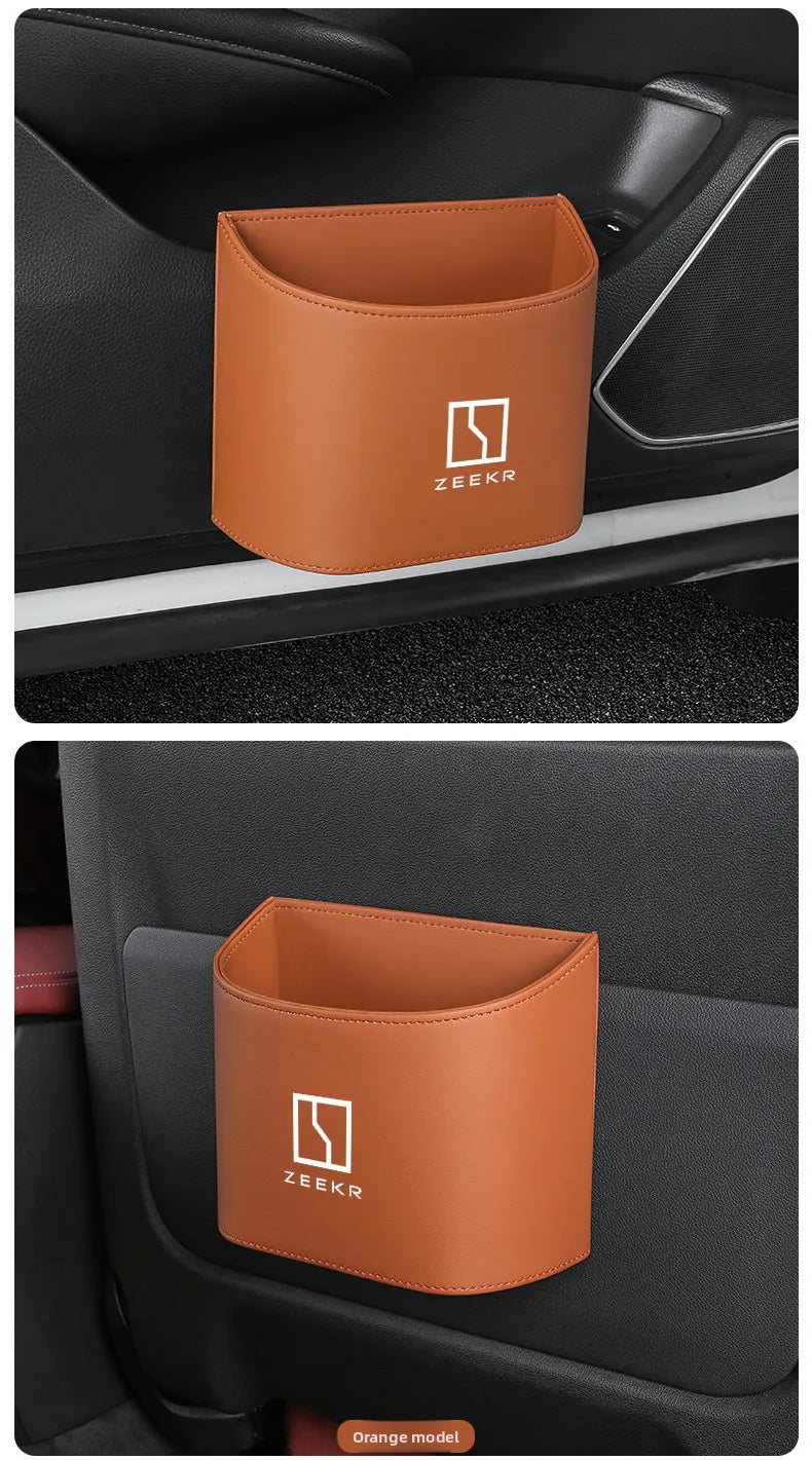 Suitable for ZEEKR 007gt 7X Zeekr 001 009 mix zeekr 9x car garbage bin storage box, car door water cup holder