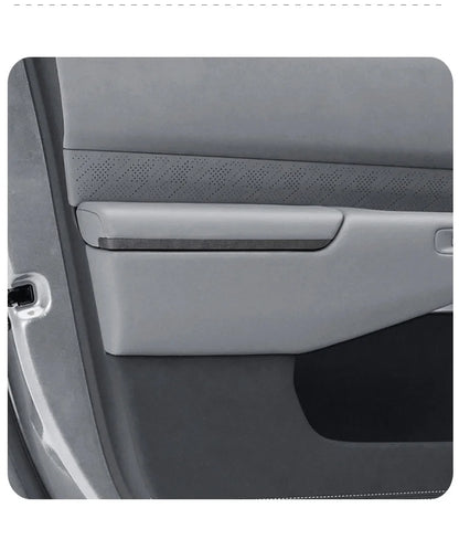For ZEEKR 7X 2025 Super Suede Interior Accessory, Car Central Control Sliding Cover Panel Steering Wheel Decal Air Outlet Trim