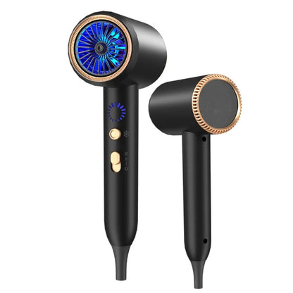 New Quick Drying Hair Dryer With Led Light, Blue Light, Negative Ion Hair Care Fan, Home Hair Salon Hair Dryer, US/EU/UK Plug
