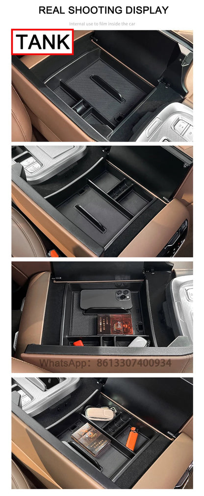 For Great Wall Tank 700 TANK 700 Armrest Box Storage Box Special Interior Decoration Center Console Armrest Box Storage Box