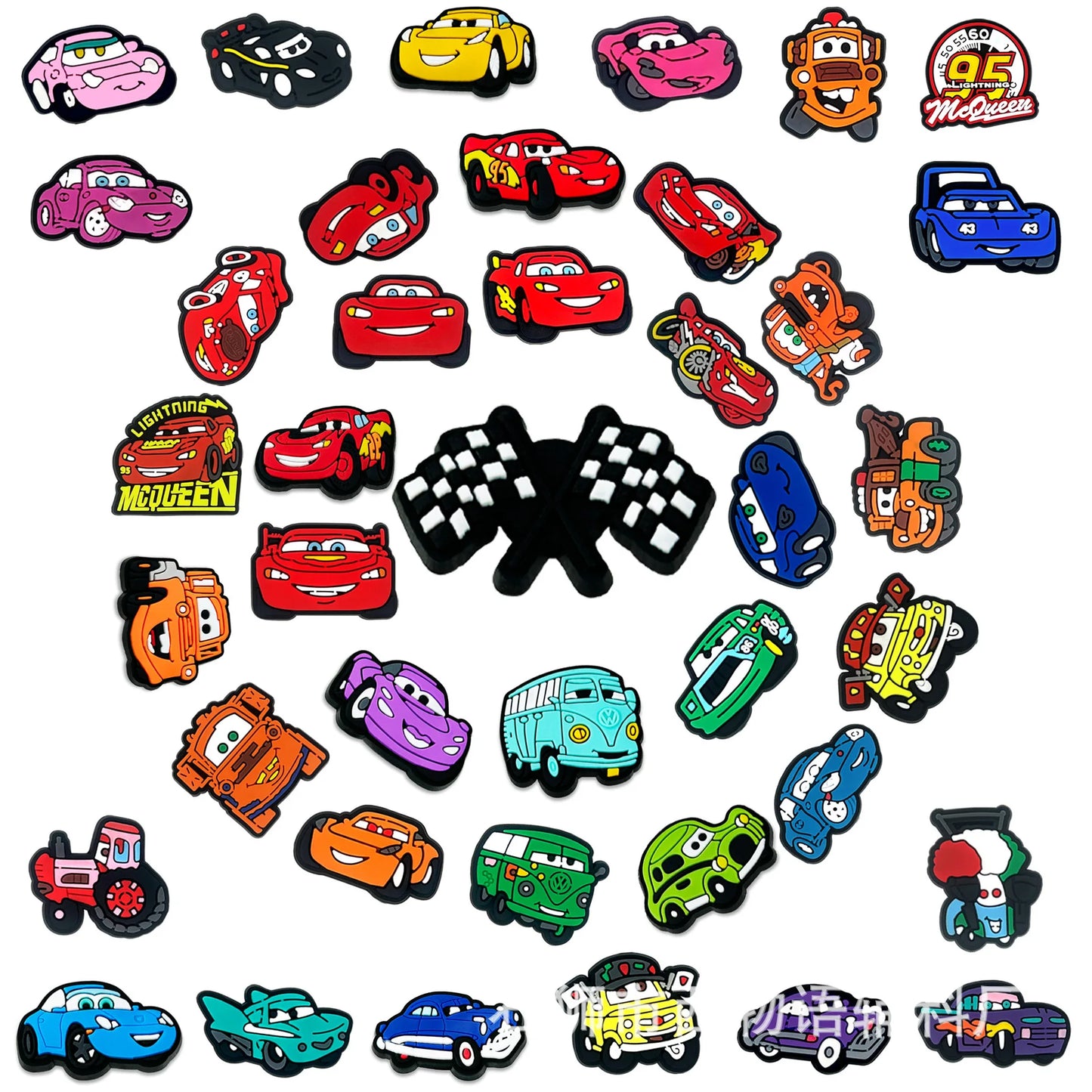 Hot Toys Automobile Tools 10-100pcs Shoe Charms For Sandals, Shoe Decoration Accessories Shoe Pins Great Gift For Men Women