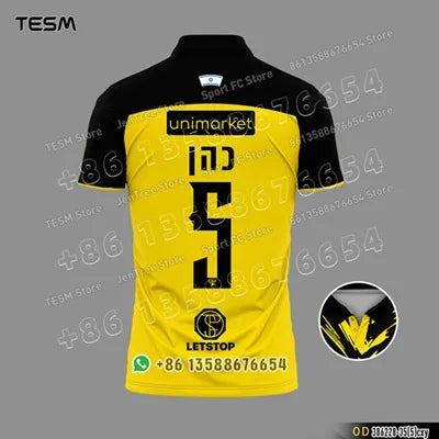 Sports POLO Shirt Summer Men Casual Short Sleeve Lapel Printed T-shirt Striped Retro Fashion Top Outdoor Team Breathable POLO