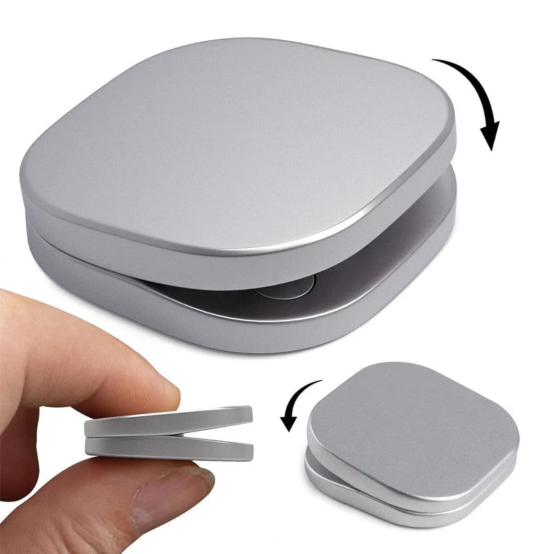 Magnetic Haptic Clicker Seesaw Metal Push Card Fidget Slider Stress Relief Decompression Toy Juguetes Antiestrés Para Adulltos