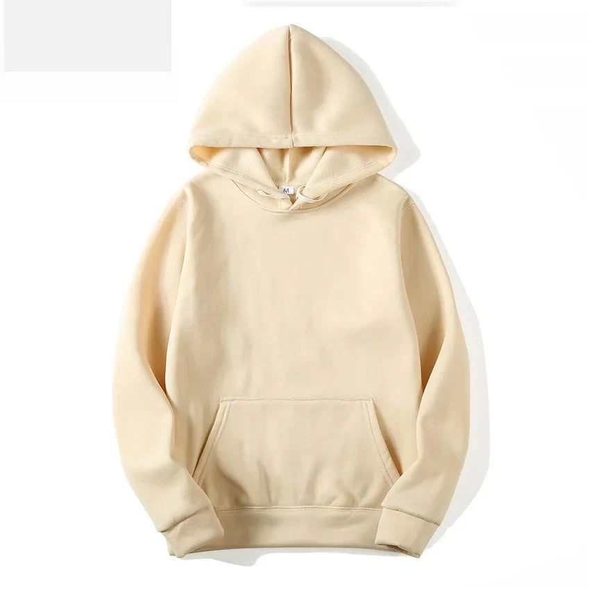 Men's autumn and winter new color solid color multi color optional hooded sweatshirt+pants fashionable casual sports set s-3XL
