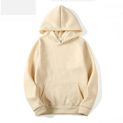 Men's autumn and winter new color solid color multi color optional hooded sweatshirt+pants fashionable casual sports set s-3XL