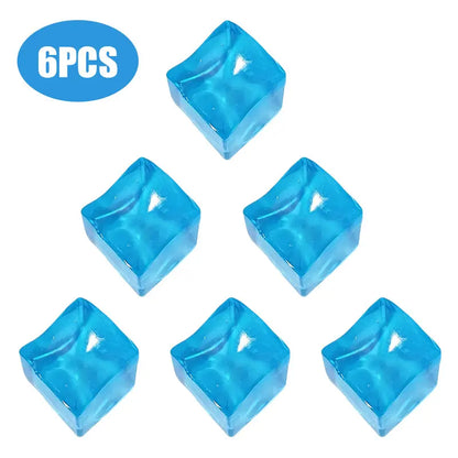 Squishy Toy Snowflake Ice Cubes Slow Rising Rebound Sensory Fidget Toy Soft  Touch Ice Cubes Stress Relief Squeeze Toy Xmas Gift