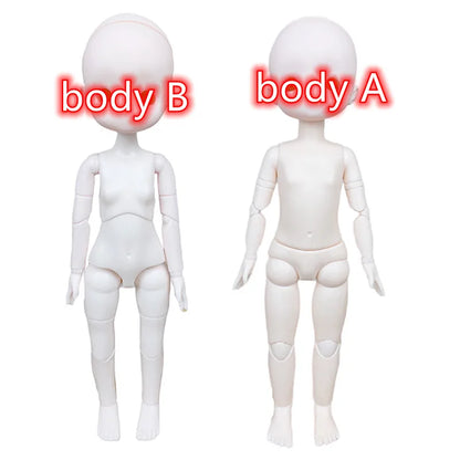 Anime Face Doll Head DIY 30cm Doll Makeup Doll Head or Whole Doll Makeup 1/6 Bjd Doll Girl Doll Toy Gift