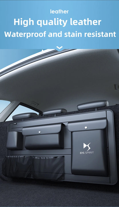 For DS SUV DS6 DS7 Car Trunk Storage Bag Multifunctional Rear Seat Hanging Bag Car Trunk Storage Box Auto Interior Accessory