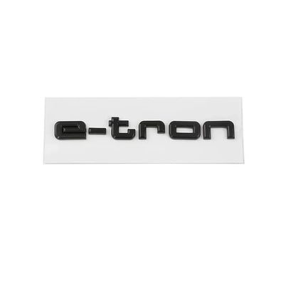 Car 3D ABS E tron GT Letters Logo Badge Emblem Decal Sticker For Audi Electric Car Q2 Q4 Q5 Q7 Q8 55 Quattro Styling Accessories