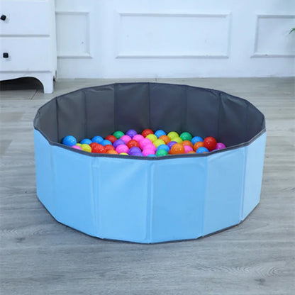 Foldable Kids Ball Pit Playpen Baby Safety Indoor Play Castle Parent-child Interactive Play Area Portable Storage for Toddlers