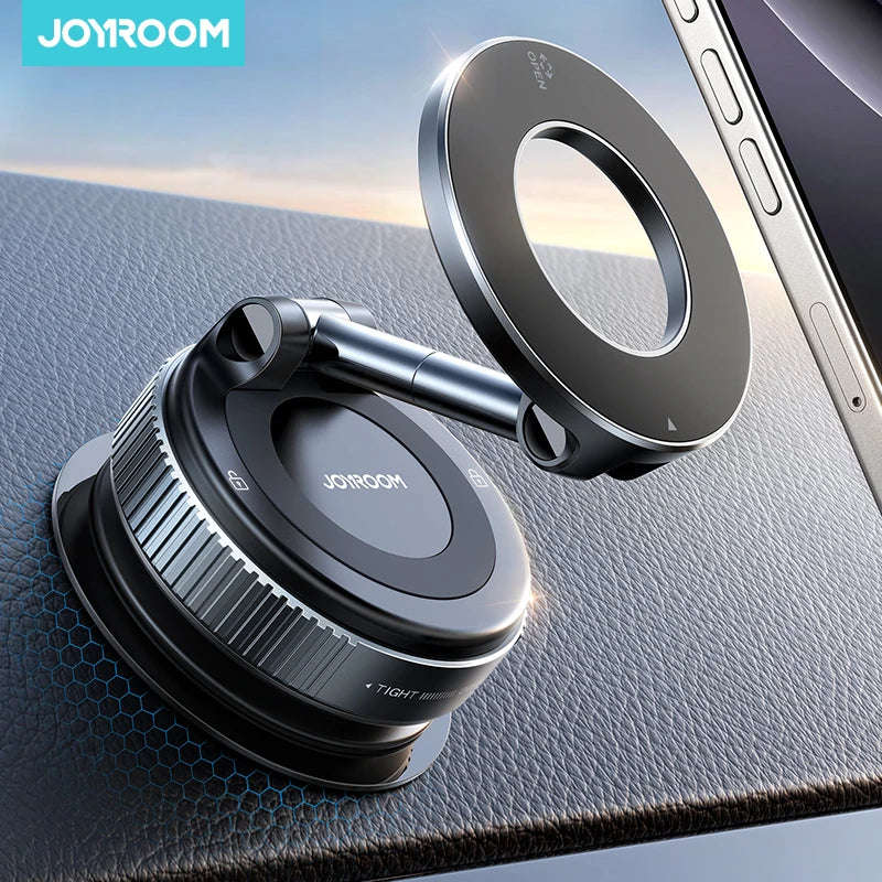 Joyroom Magnetic Car Phone Holder 360° Rotatable Suction Cup Phone Mount For Dashboard/Windshield For iPhone 4.7-7.0'' Phones