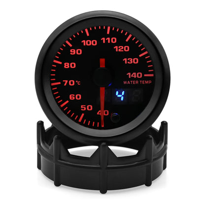 52mm Car Gauge 7 Color LED Boost Gauge Water Temp Oil Temp Oil Pressure Voltmeter Air Fuel Ratio Tachometer for 12V Racing Car