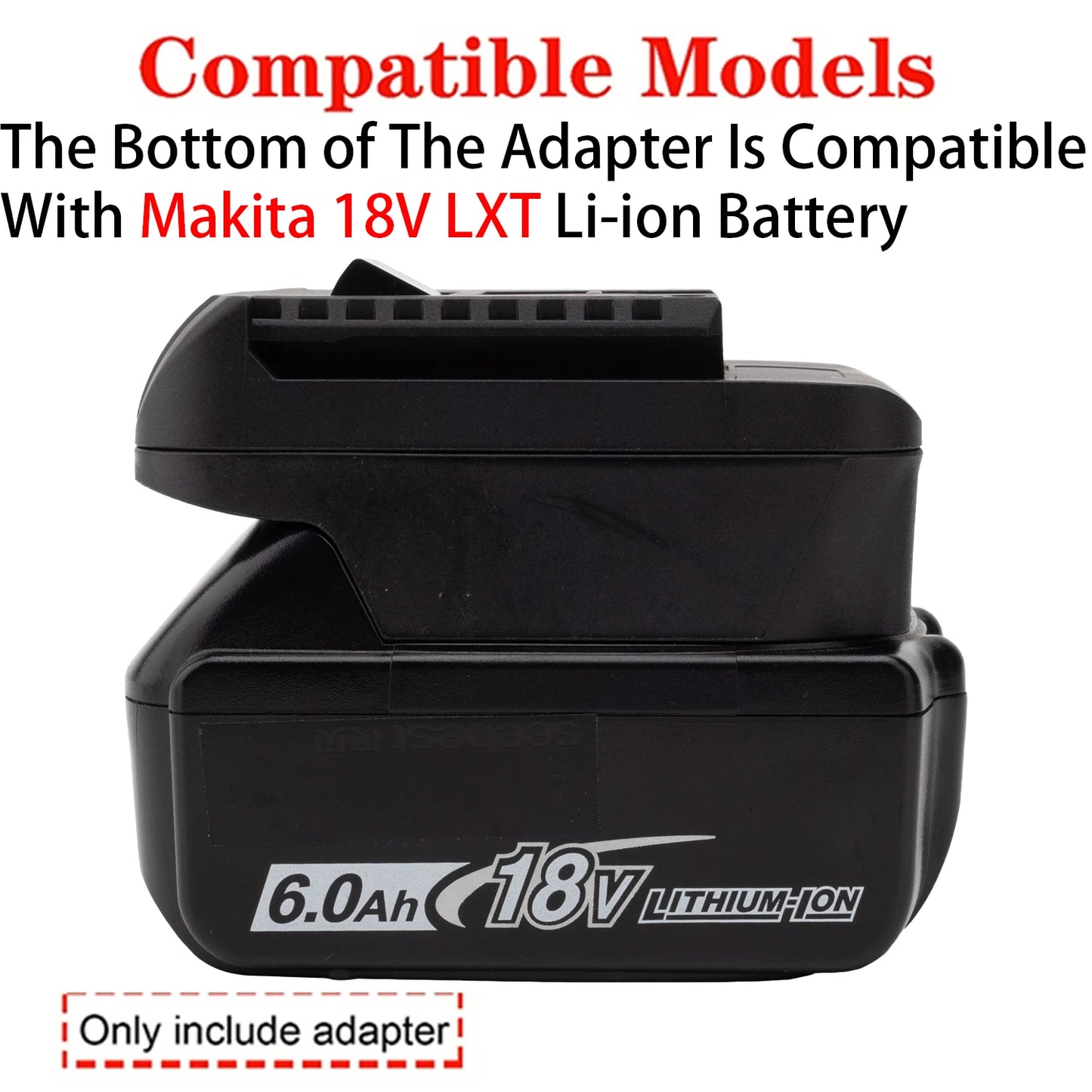 Battery Adapter For Bosch 18V Li-ion Tool To Makita 18V LXT Li-ion Battery Adapter Converter Power Tool Accessory
