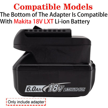 Battery Adapter For Bosch 18V Li-ion Tool To Makita 18V LXT Li-ion Battery Adapter Converter Power Tool Accessory